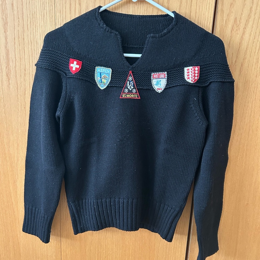 Post Card brand Winter Ski Sweater ⛷️Made in Italy, 100% Merino Wool. Stylish ⛷️